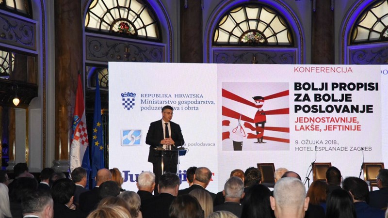 Boljim propisima i uvjetima poslovanja te jačanjem investicijskog potencijala osnažit ćemo gospodarski rast 